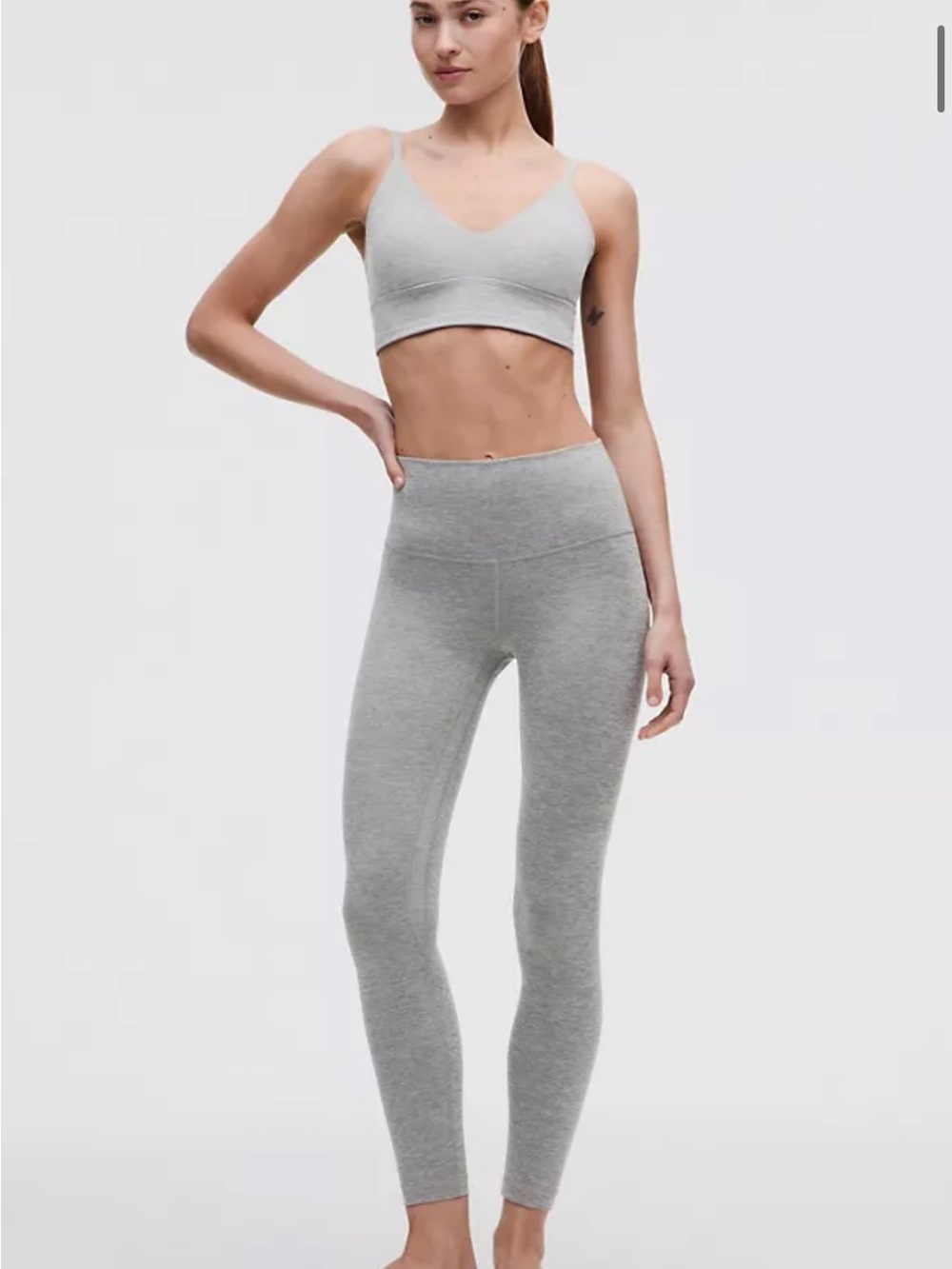 lululemon athletica Align leggings 25”- Heather Gray
